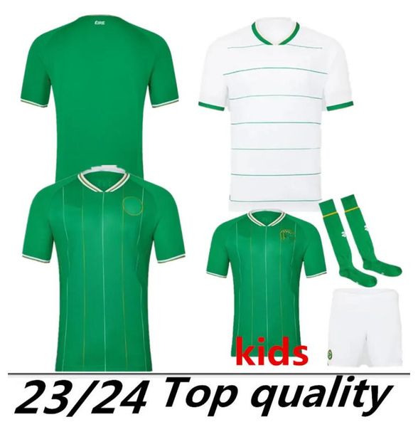 

2023 ireland home soccer jerseys kit doherty duffy 23 24 away 2024 euro national team egan brady keane hendrick mcclean football shirt men k, Black;yellow