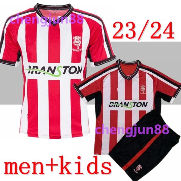 

t 23 24 lincoln city soccer jerseys and kids kits 2023 24 home football shirt kit timothy ioma reagan poole football shirt, Black;yellow