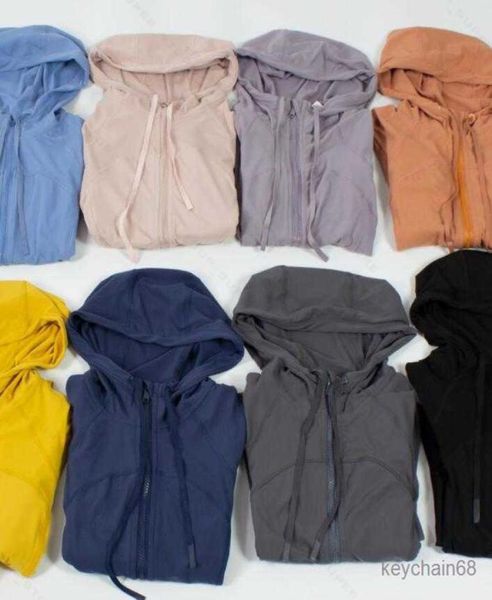 

s womens yoga wear jackets hoodies define sweatshirts designers sports scuba hoodys jacket coats double-sided sanding fitness7999463, Black