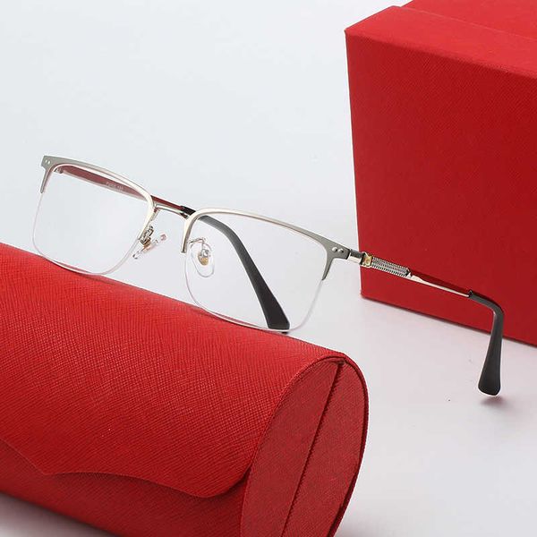 

fashion sunglasses new kajia gentlemen's business sunglasses men's half-frame loser's can be matched with myopia optical glas, White;black