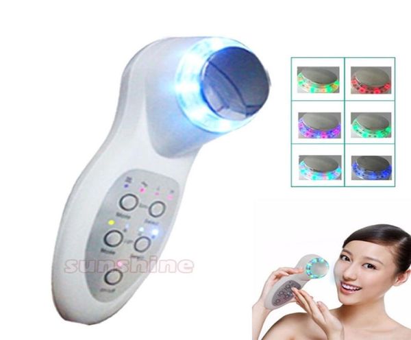 

portable 3mhz ultra 7colors led pn skin cleaner ion face lifting wrinkle removal anti-aging skin care beauty massager7950682