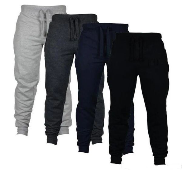 

brand jogging pants printed cotton jogger camouflage type male fashion harem clothes spring and autumn rib trousers sweatpants, Black