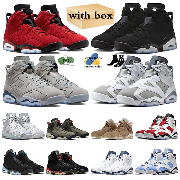 

jumpman 6 men basketball shoes 6s mens trainers sneakers toro bravo black metallic silver cool grey olive midnight navy red oreo carmine spo