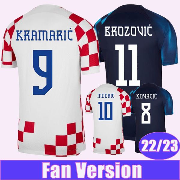 

22 23 croatia fans mens soccer jerseys perisic modric pasalic brozovic lovren brekalo kovacic kramaric home away football shirts, Black;yellow
