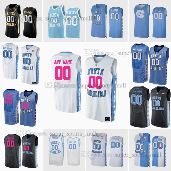 

ncaa xs-6xl north carolina tar heels college basketball jerseys kerwin walton dawson garcia armando bacot caleb love leaky black brady manek, Black;red
