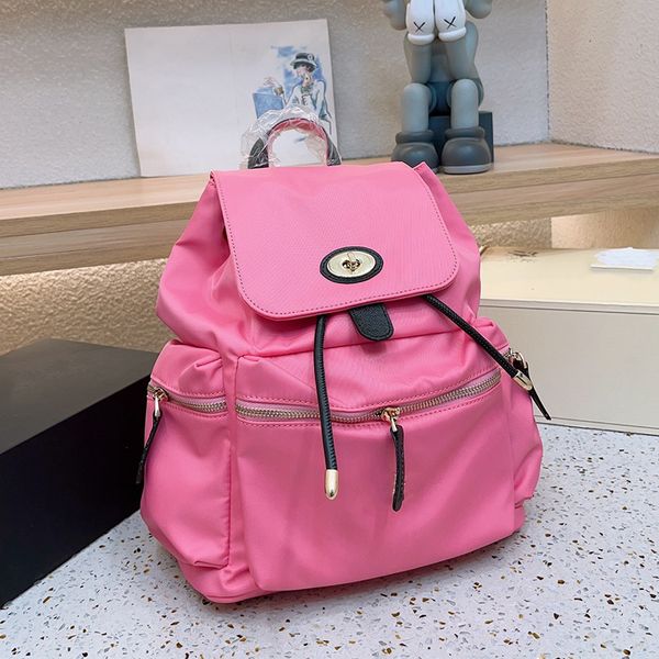 

women men backpack designer nylon composite mini traveling pack classic high capacity casual leather shoulders coac track bags totes belt st