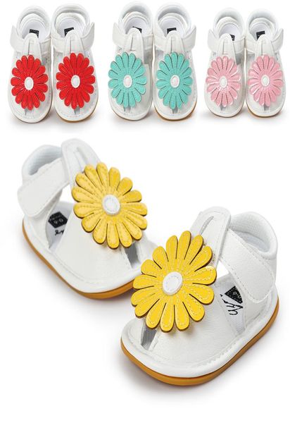 

2017 summer girls soft leather sandals design baby prewalker soft sole leather sandals baby moccasin sandals4668713, Black;red