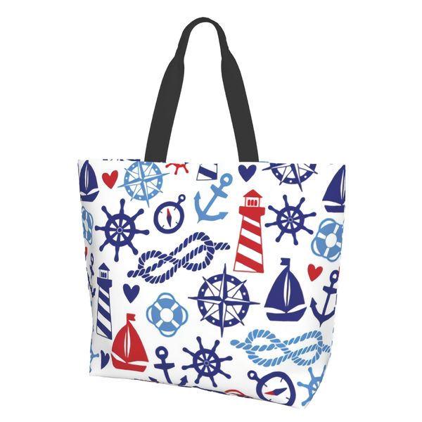 

evening bags tote bag sea elements travel shoulder handbag purse for yoga gym beach 230707