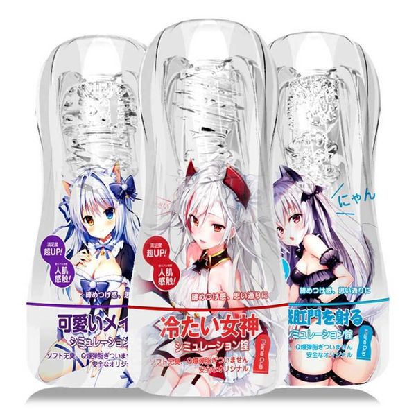 

transparent aircraft cup sucking exercise device male toy inverted mold fun products