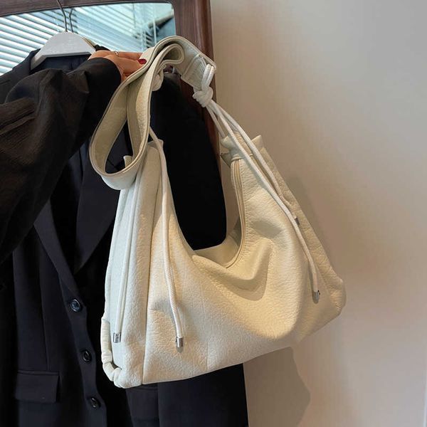 

student classroom large capacity bag for women new fashion tote bag versatile one shoulder crossbody bag underarm bag