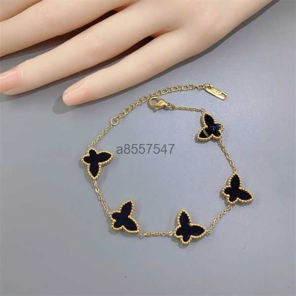 

2023 double side charm bracelet gold plating stainless steel jewelry women no box 5s7dx 2o9yn, Golden;silver