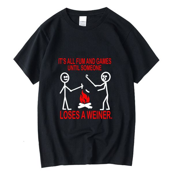 

mens tshirts xin yi tshirt 00%cotton interesting barbecue design printingsummer casual cool loose oneck tshirt male 230707, White;black