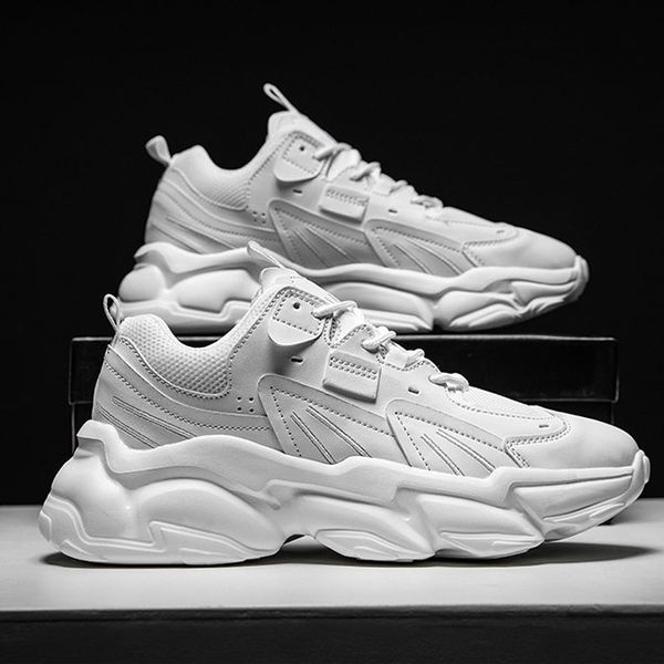 

2023 spring platform daddy shoes sports fashion men's and women's sports shoes burst high casual fashion shoes, Black