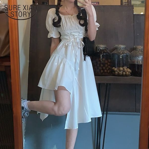 

urban dresses arrivals short sleeve fashion dress women y2k fairy party dresses summer midi dress white black clothing vestidos 19482 230706