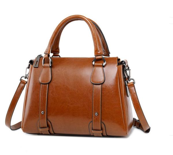 

large capacity brand women's bag 2023 new handbag fashion genuine leather women's bag cowhide women's shoulder bag
