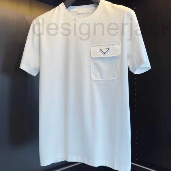 

men's t-shirts designer stitching short sleeve t shirt mens womens cotton sweatshirt loose round neck pullover tee casual oversize t-sh, White;black