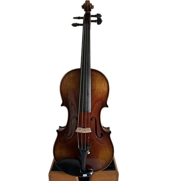 

master 4/4 violin stradi model 1pc flamed maple back spruce hand made k3144