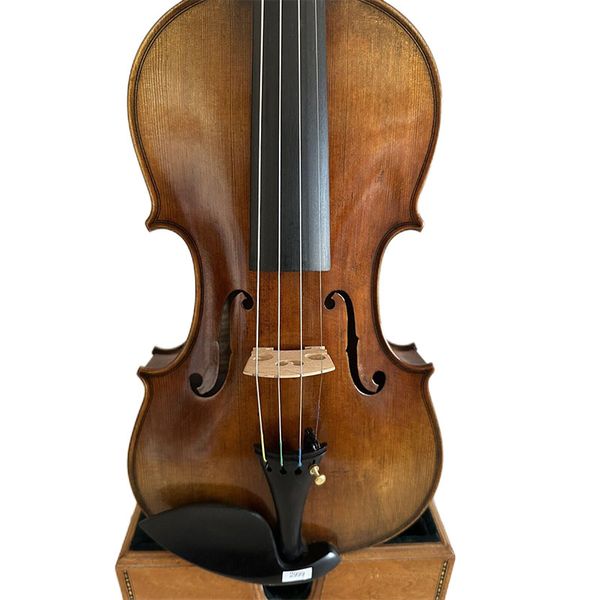 

4/4 violin stainer model solid flamed maple back spruce hand made k2999