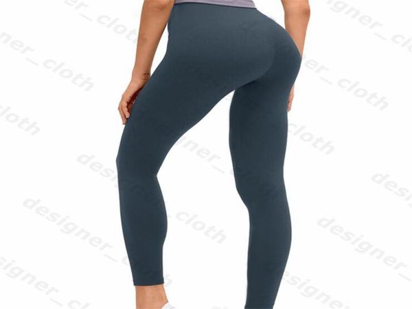 

designer womens s align leggings lu yoga knee length gym legging high waist pant elastic fitness lady outdoor sport women4571193, Black