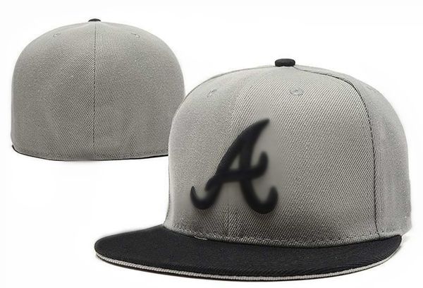 

brand braves a letter baseball caps men women trucker sport bone aba reta gorras fitted hats h2-7.7, Blue;gray