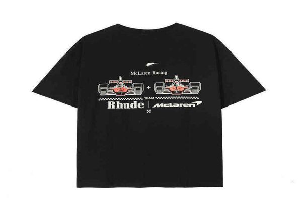 

luxury fashion design t shirts co branded formula f1 racing printed short sleeve t-shirt black s-xl1140499, White;black