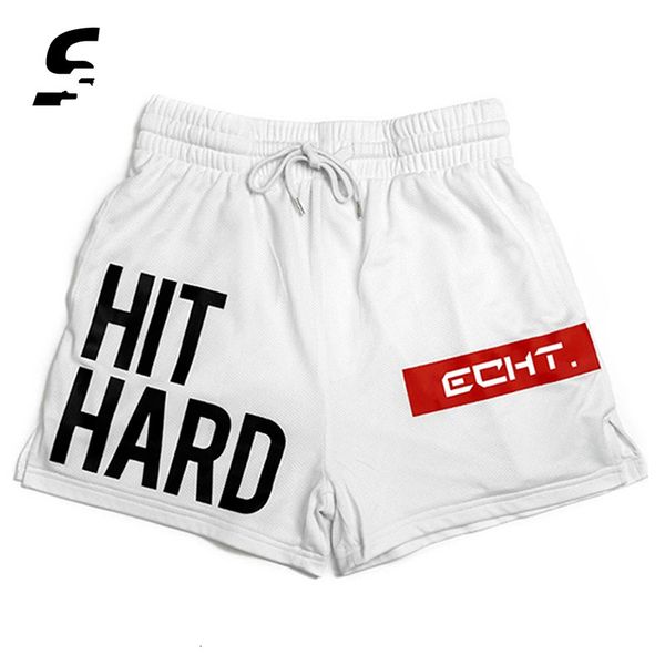 

men's shorts men gym shorts running sport shorts homme trainning breathable mesh workout boxer short boxing trunks sportswear male gym, White;black