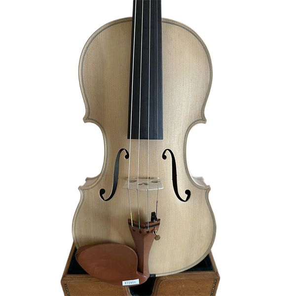 

4/4 violin unvarnished guarneri model 100 years spruce flamed mpale back 295