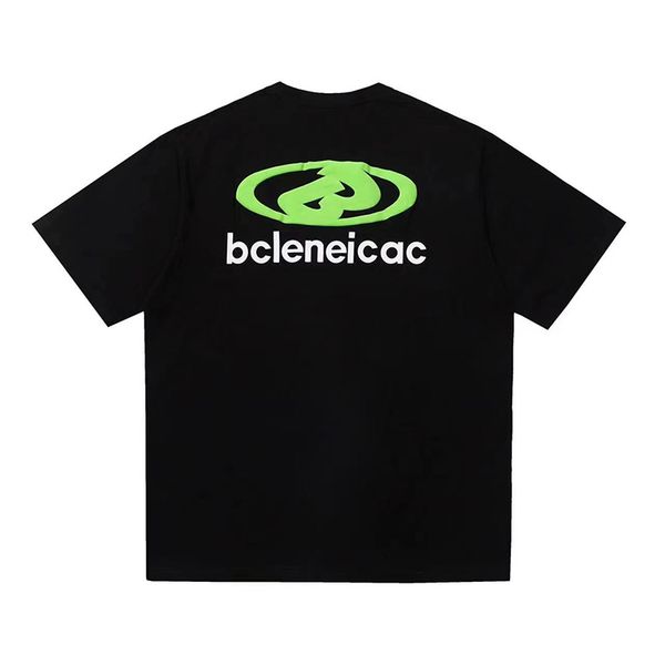 

men's tees & polos round neck t-shirt plus size print letter summer street pure cotton designer t shirts breathable casual, White;black