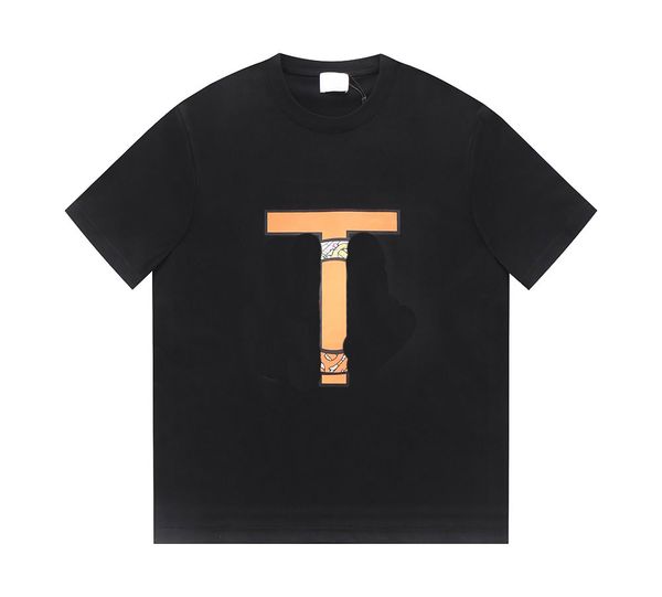 

and high version letter logo printed for comfort at home with short sleeves, White;black