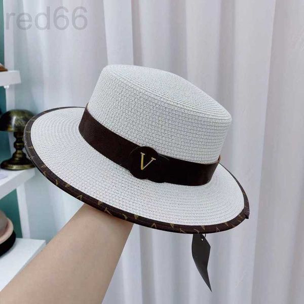 

wide brim hats & bucket designer bucket hat straw gentleman cap fashion knitted wide brim sunshade summer uv protection outdoor beach casque, Blue;gray