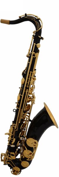 

black lacquer gold keys bb tenor saxophone beginner practice saxophone sax