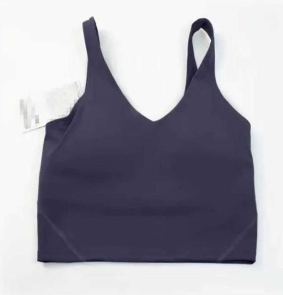 

2023yoga outfit lulus u type back align tank gym clothes women casual running nude tight sports bra fitness beautiful underwear vest shirt, Black;white