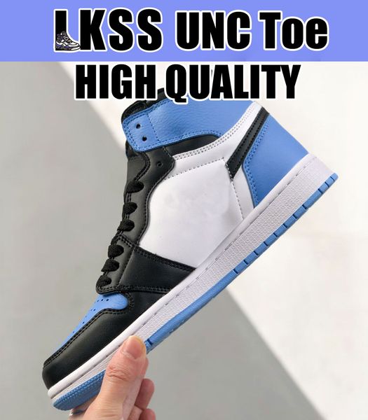 

lkss unc toe jumpman 1 1s shoes og mens basketball sneaker sports sneakers