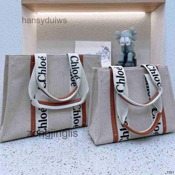 

one bag bags tote woody handbag 2022 fashion cloe designer shoulder canvas niche design portable large tote women's capacity pvj6