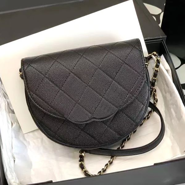 

fashion half moon clutch crossbody bag womens duffle the tote designer lambskin quilted caviar pochette travel shoulder vacation handbag pur