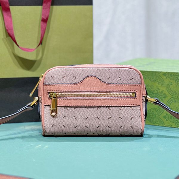 

camera crossbody bag clutch bag vintage shoulder bags canvas leather classic letter messenger purse gold hardware zipper closure cell phone
