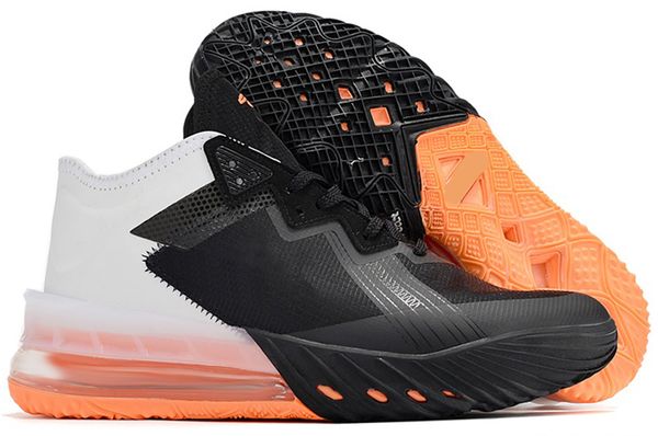 

lebrons 18 low heart of lion black white crimson outdoor shoes 18s south beach what the men sneakers sport basketball shoe size 40-46