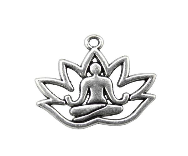 

pendant earring charm necklace om yoga charms012345673042872, Silver