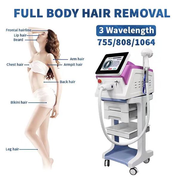 

professional ipl laser hair removal machine for all types skin 808nm diode laser machine 1064nm laser machine