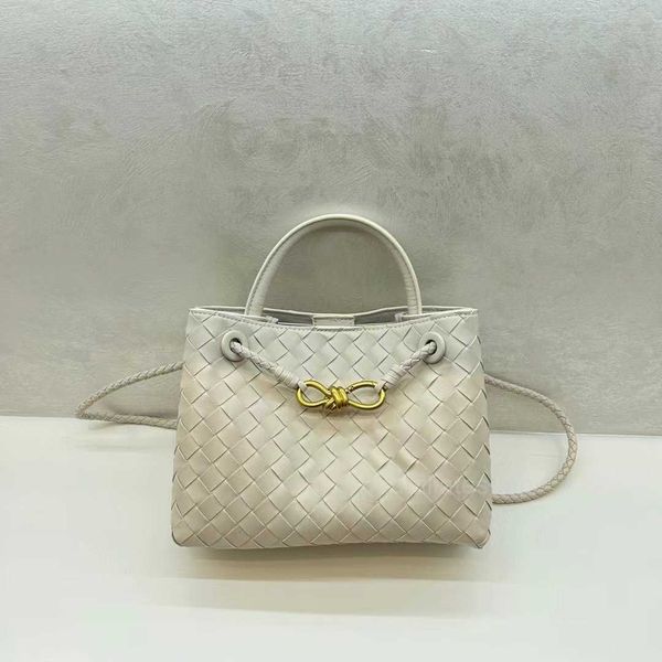 

designers woven bags andiamo 23ss bag summer candy color slant straddle handheld one shoulder leather bag tote bag