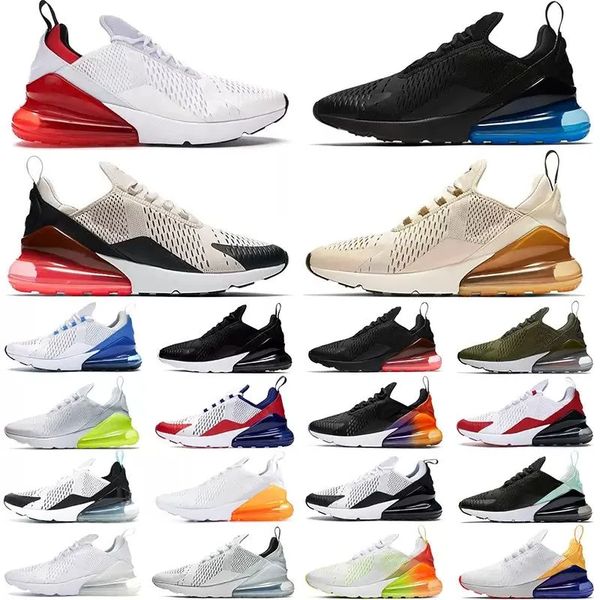 

max 270 270s running shoes air 270s chaussure men and women sneaker triple black white university red brown barely rose anthracite cactus