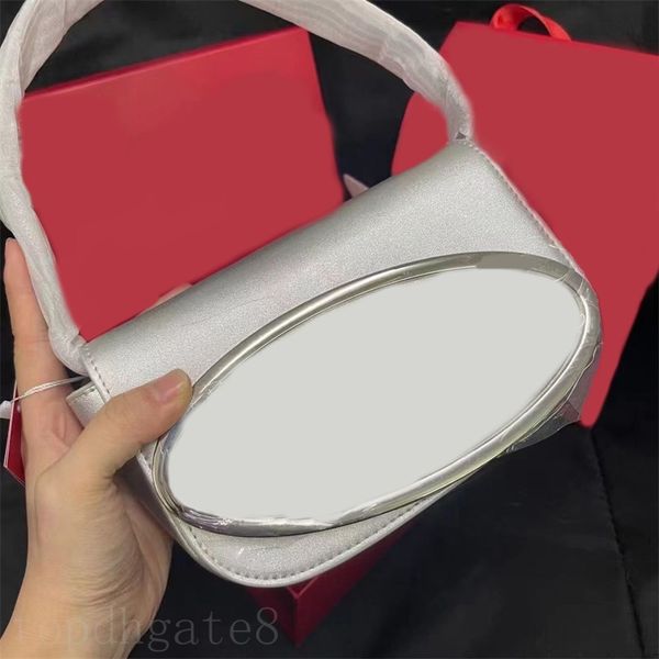 

small luxury bag pure color designer bags for lady party classic design versatile practical sac a main hiphop punk special shape shoulder ba