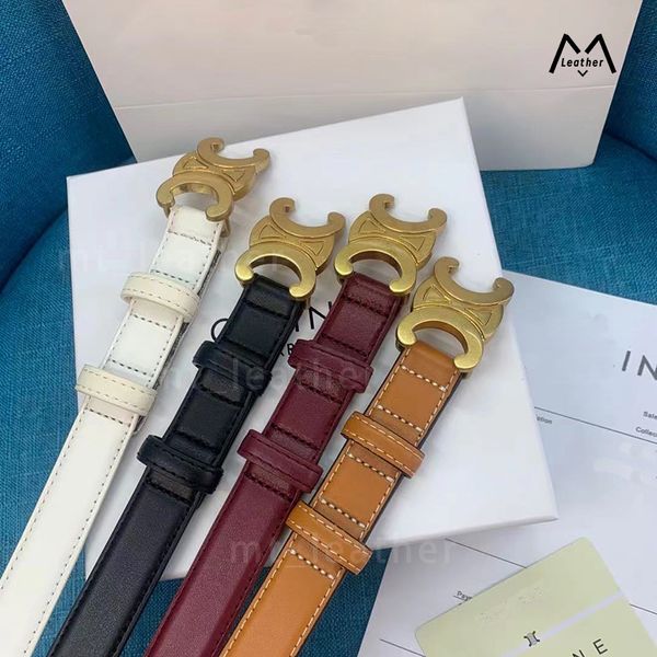 

woman belt luxury fashion designer lady narrow belts classic leather gold buckle 4 color width 2.5cm for womens mens casual belts, Black;brown