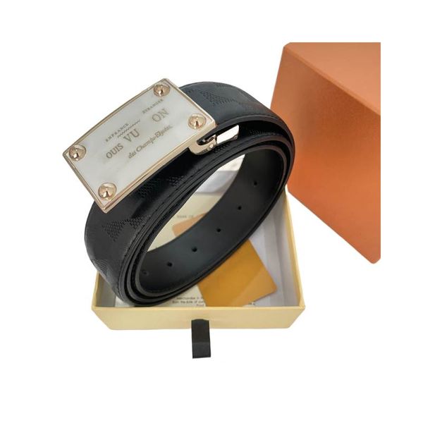 

fashion classic luxury designer belts for man women belt automatic buckle width 3.8cm 16 styles highly quality with box, Black;brown