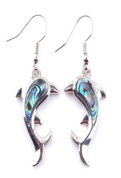 

wojiaer dragonfly animal beads dangle drop earrings zealand abalone shell gemstones pair for women charms jewelry br3248529665, Silver