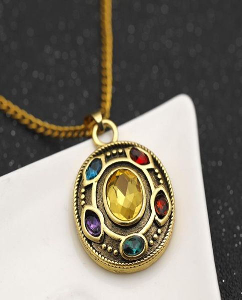 

new arrival film and television surrounding thanos infinite gloves fashion necklace zj24339940238, Silver
