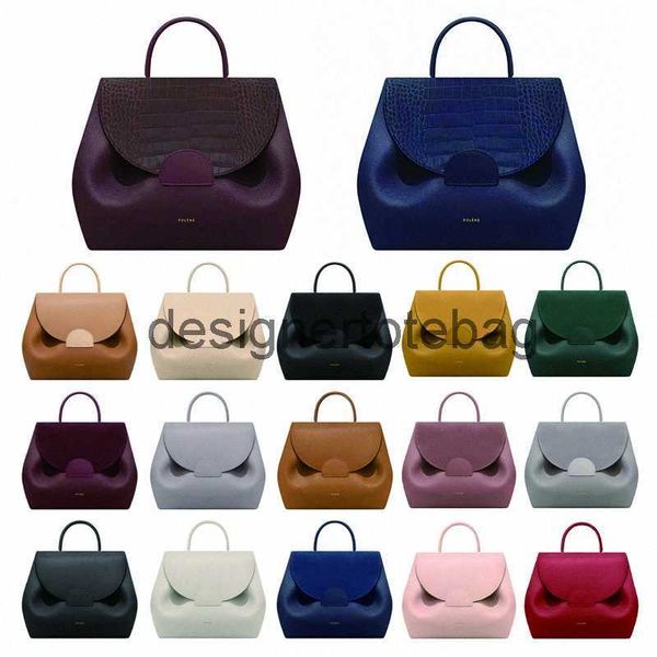 

france polene totes handbag numero 1 shoulder bags women designer genuine leather bags paris fashion clutch fashion luxury elegant classic s