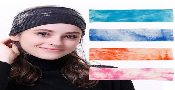 

women ribbed cotton headbands fashion tie dye hairbands elastic turban headwrap colorful stretchy headbands hair accessories8897939, Silver