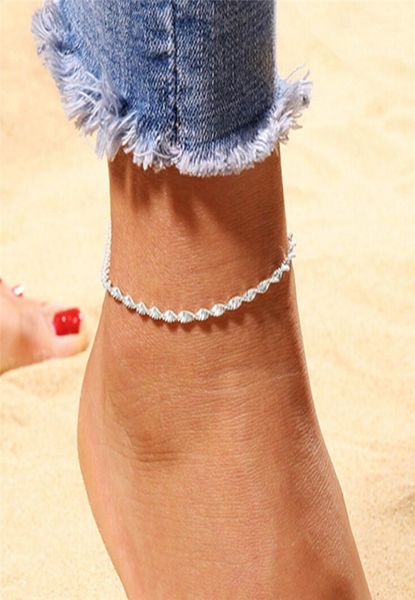 

fine ankle bracelet cheville barefoot sandals foot jewelry leg chain on foot pulsera tobillo for women2915007, Red;blue