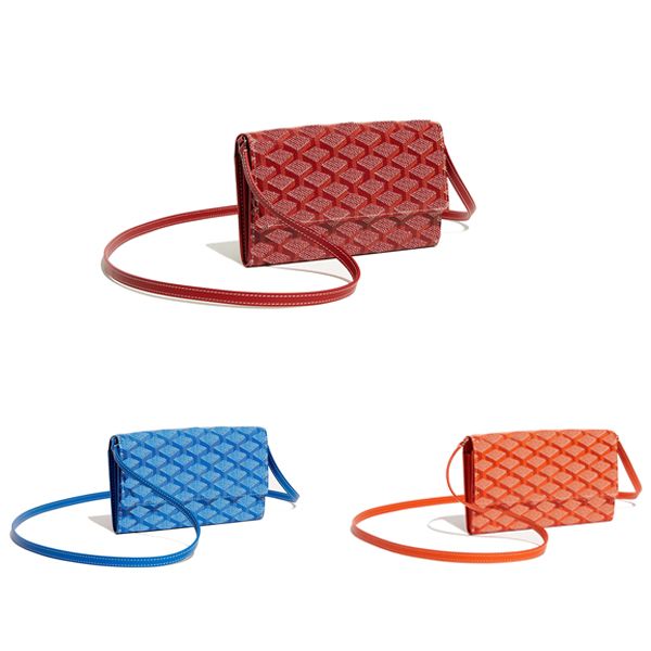 

luxury varenne card holders clutch bags designer womens leather purse and handbag crossbody totes credit card shoulder bags mens classic fla, Red;black